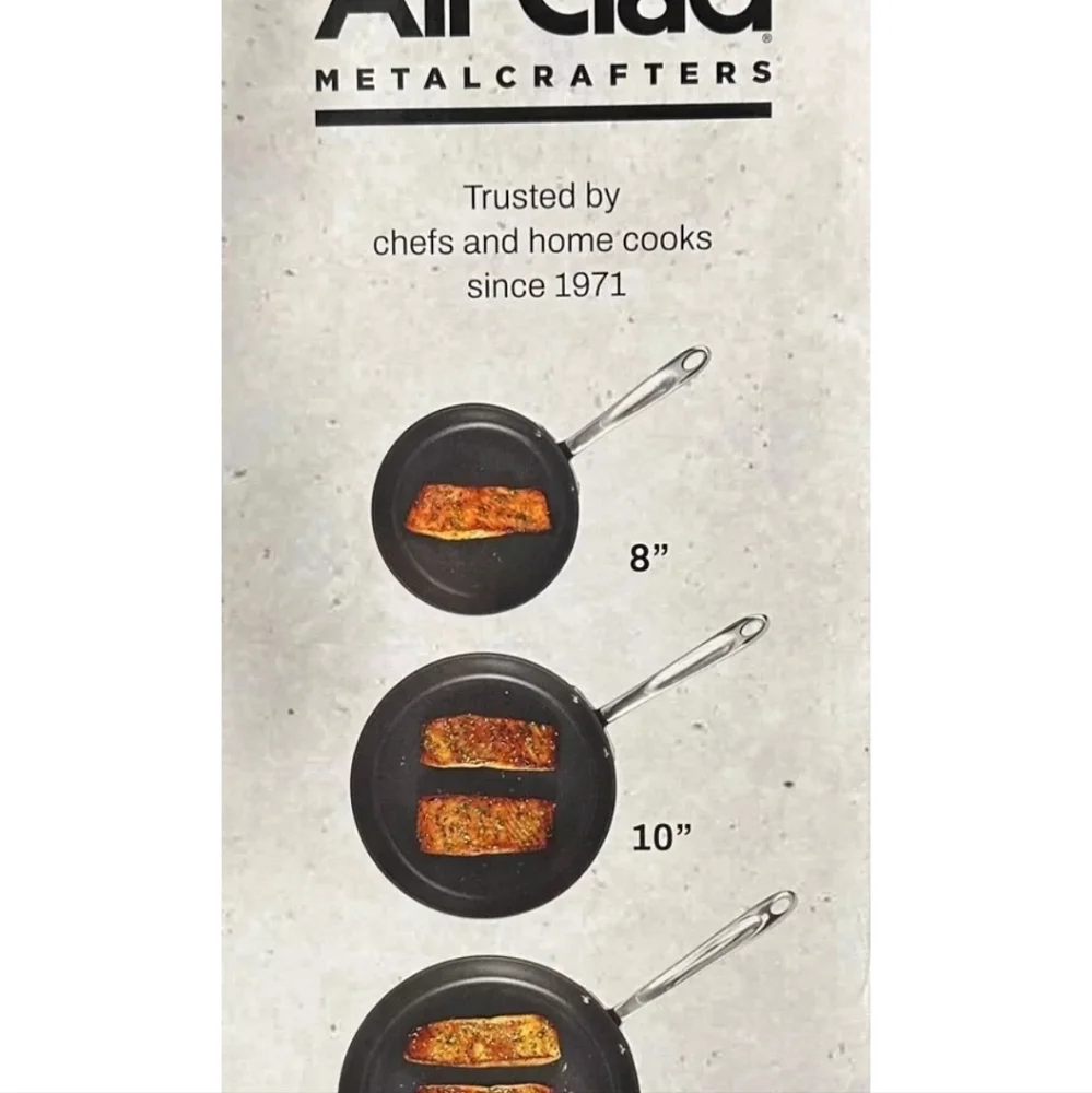 All-Clad Hard-Anodized Fry Pan 3-piece Set